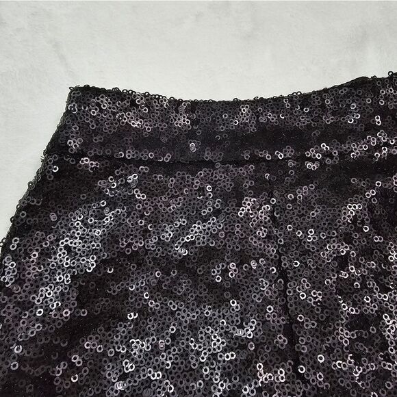 "Decree" mini skirt, sequins party skirt, size M. - Picture 3 of 13